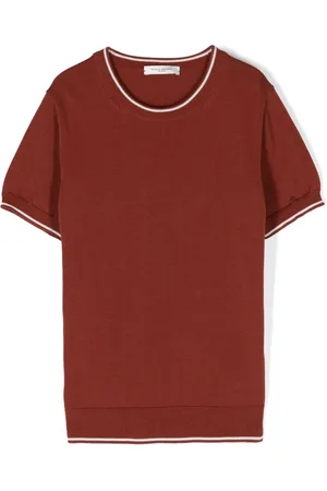 Paolo Pecora T-shirt con bordo a righe