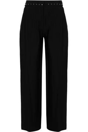 MUGLER Pantaloni a gamba ampia