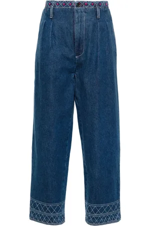 BODE Jeans dritti a vita alta Murray