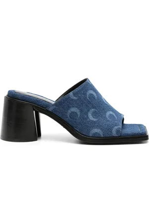 Marine Serre Mules MS denim
