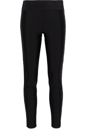 VERSACE Leggings con logo jacquard