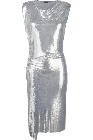 Paco rabanne Abito midi drappeggiato