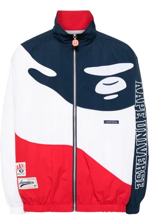 A Bathing Ape Giacca con applicazione logo