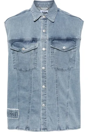 Izzue Giacca denim smanicata