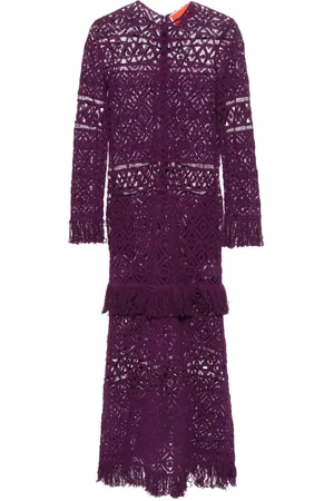 La DoubleJ Abito Lacey Swing macramé