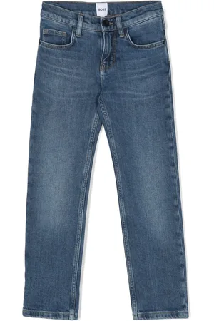 HUGO BOSS Jeans dritti goffrati