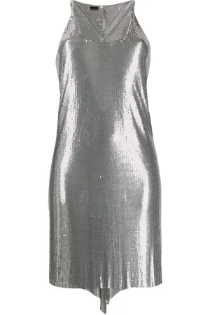 Paco rabanne Abito con dettagli metallizzati