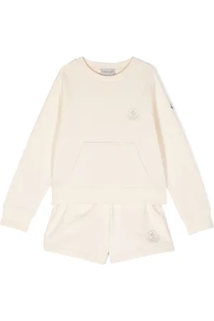 Moncler Set shorts con ricamo