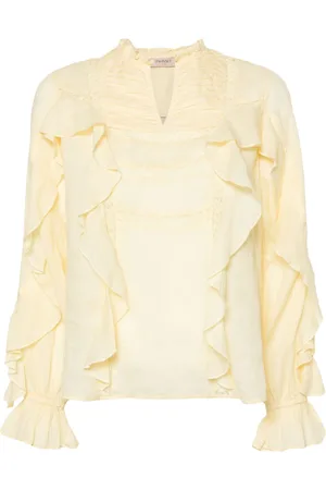 Twin-Set Blusa con dettagli in pizzo