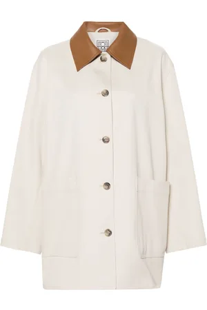 Totême Giacca-camicia con colletto a contrasto