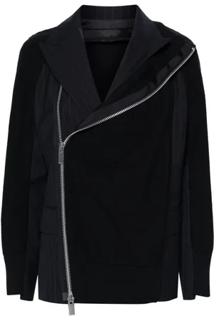 SACAI Blazer monopetto con inserti