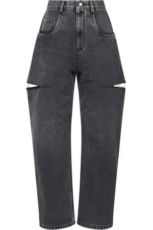 Maison Margiela Jeans affusolati a vita alta