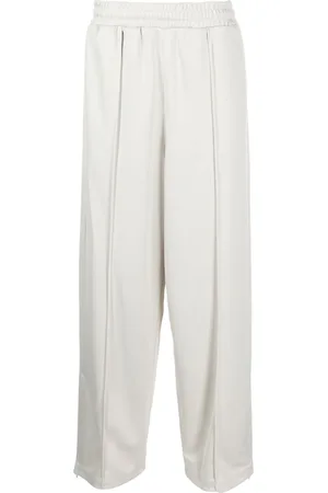 FIVE CM Pantaloni dritti con vita elasticizzata