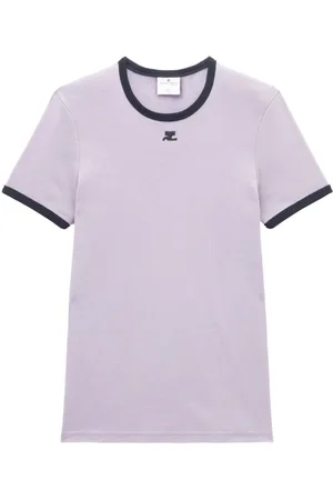 Courrèges T-shirt con applicazione
