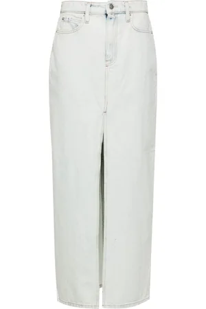 Calvin Klein Gonna midi denim