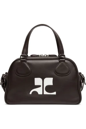 Courrèges Borsa Reedition Bowling in pelle