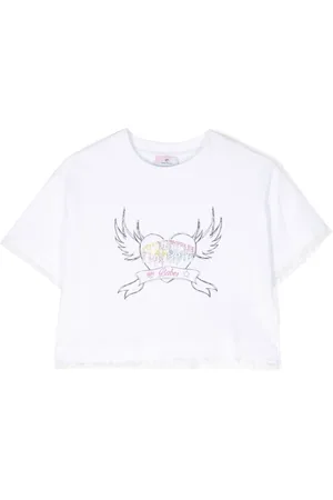 Chiara Ferragni T-shirt crop con strass