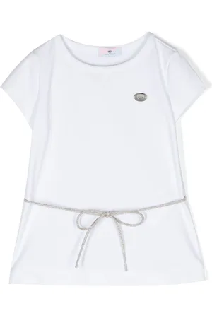 Chiara Ferragni T-shirt con placca logo