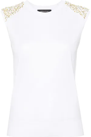 Fabiana Filippi Top con paillettes