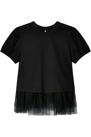 NOIR KEI NINOMIYA Blusa con strato in tulle