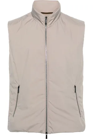 MOORER Gilet imbottito con zip