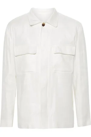 LARDINI Giacca-camicia in twill