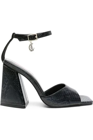 Roberto Cavalli Sandali con effetto pelle di serpente