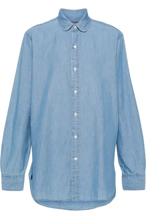 Ralph Lauren Camicia denim con colletto classico
