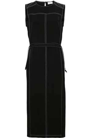 Moncler Abito midi plissettato