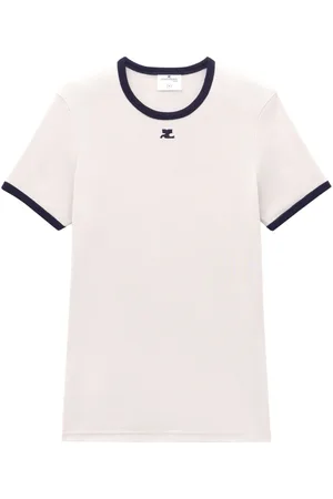Courrèges T-shirt con applicazione