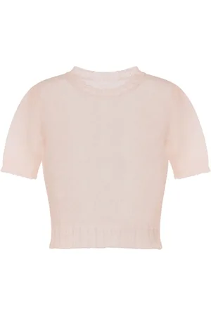 Maison Margiela Top semi trasparente