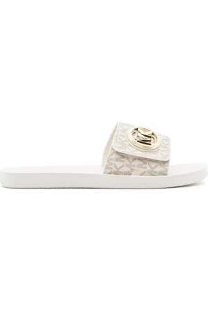 Michael Kors Sandali slides con placca logo