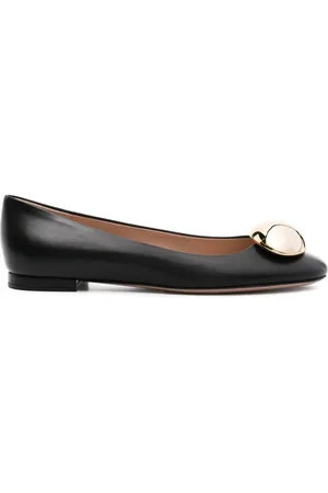 Gianvito Rossi Ballerine con punta rotonda