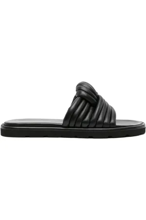 Gianvito Rossi Sandali slides Ottavia in pelle