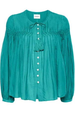 Marant Etoile Blusa Abadi plissettata