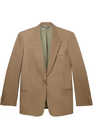 Stella McCartney Blazer monopetto con revers a lancia