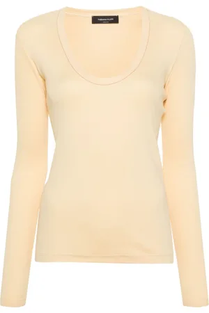 Fabiana Filippi T-shirt con rifinitura di perline