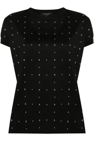 Fabiana Filippi T-shirt con borchie