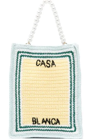 Casablanca Borsa tote con ricamo