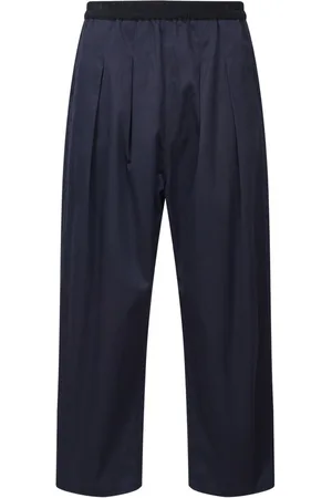 Maison Margiela Pantaloni crop ampi
