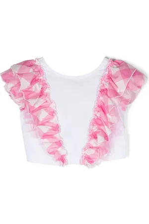 MONNALISA T-shirt con ruches