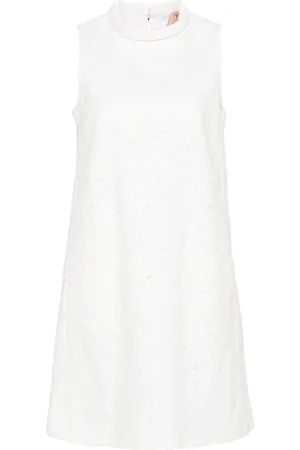 Nº21 Abito midi con pizzo