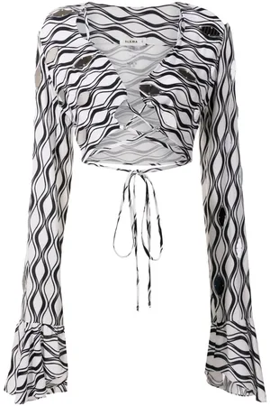 AMIR SLAMA Blusa con maniche lunghe