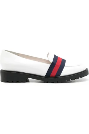 Sarah Chofakian Mocassini Jockey con fascia a contrasto