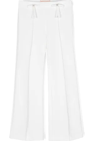 Elisabetta Franchi Pantaloni svasati con fiocco