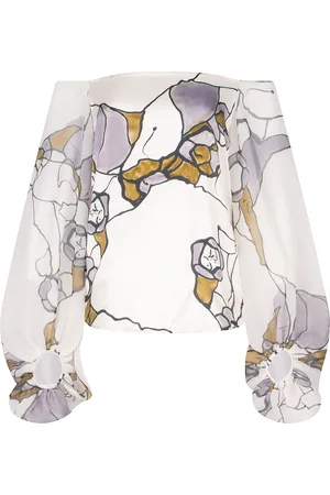 Silvia Tcherassi Blusa con stampa grafica
