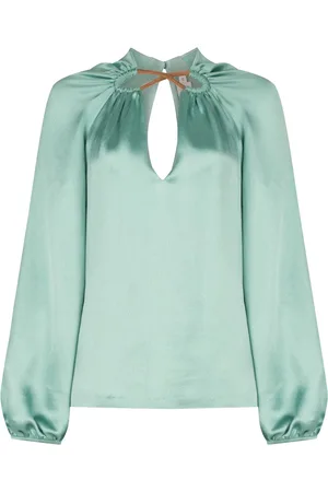 Silvia Tcherassi Blusa Ximena con dettaglio cut-out