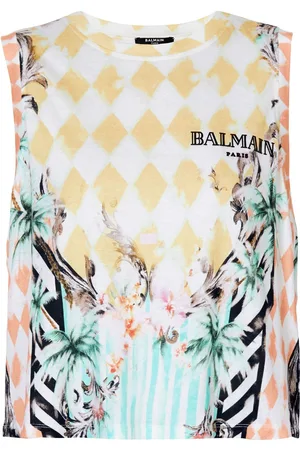 Balmain Canotta con stampa