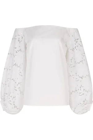 Silvia Tcherassi Blusa Stephanie con spalle scoperte
