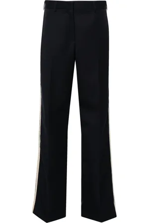 Palm Angels Pantaloni dritti a vita alta